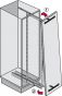 Dispensa Frame en Geleiders - Inbouwhoogte 900-1300 mm - Zilver