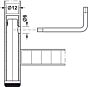 Metalen Stelpoot - Vijf Hoogtes - Inboor - ø 12 mm