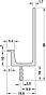 Greeplijst - Aluminium - Infreesprofiel - Kleur: RVS Look - Lengte: 2500 mm