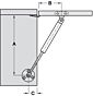 Gasdrukveer - Lengte: 245 mm - 60N