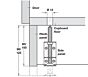 Metalen Stelpoot - Met draagbeugel - Om te schroeven - M10 x 100