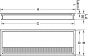 Kabeldoorvoer - 320 x 110 x 25 mm - Borstelafdichting - Drie Kleuren: Zilver, Wit, Zwart