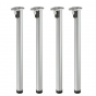 Tafelpoot Inklapbaar - Aluminium - Hoogte: 700+30 mm - ø 50 mm - 4 st.