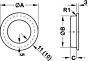 Komgreep - RVS Mat - Drie Maten - ø 50, 60, 80 mm