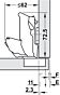 Blum Scharnier 155 ° - Opliggend - Soft Close 