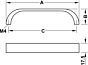 Meubelgreep - Aluminium - Zwart Mat - Greepdikte: 17.5 mm - Twee lengtes: 139 en 171 mm