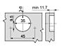 Blum Scharnier 155 ° - Opliggend - Soft Close 