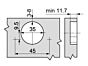 Blum - Half-opliggend en Inliggend - 155 ° - Soft Close 