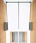 Garderobelift 2004 - Small - Zwart/Chroom - Breedte 440-610 mm - 10 kg
