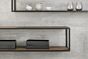 Smartcube Set - Meubelwand-systeem - Aluminium - Zwart - Hoogte: 300 mm