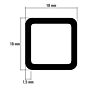 Smartcube Set - Meubelwand-systeem - Aluminium - Zwart - Hoogte: 450 mm