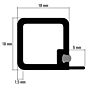 Smartcube Set - Meubelwand-systeem - Aluminium - Zwart - Hoogte: 450 mm