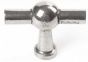 Meubelknop 45 / 36 mm - Zilver-Tin Legering
