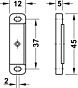 Magneetsluiting - Trekkracht: 4 kg - Opbouw