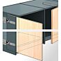Hettich KA 5740 Draaischuifdeur-beslag - Lengte: 300 t/m 700 mm