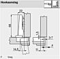 Blum - Dikke Deur - 95° - Opliggend - Tip-On - OZ - Schroef-Top en Inserta