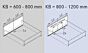 Front/bodemverbinder voor Grass Scala Binnenfronten