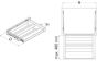 Uittrekbaar Schoenenrek - Aluminiumkleur - Kastbreedte: 600 t/m 900 mm