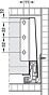 Merivobox K - KK - B600-900mm - D500mm - 40KG - Oriongrijs