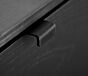 Meubelgreep - Aluminium - Zwart Geborsteld - Twee Lengtes: 40 en 200 mm