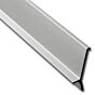 Greeplijst Baldi - Infreesprofiel - Aluminium - Inox look - Lengte: 2500 mm