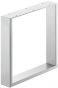Bank- Tafelonderstel - Wit Aluminium Ral 9006 - 420 x 430 mm (hxb) Profiel: 60 of 80 mm 