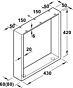 Bank- Tafelonderstel - Industrieel - Ruw Staal Gelakt - 420 x 430 mm (hxb) Profiel: 60 of 80 mm