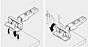 Blum - 155° - Opliggend - Tip-On - OZ - Schroef-Top en Inserta