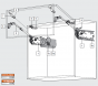Aventos HF Prestatiefactor (9000-17250) - Klephoogte: 480-570 mm - Complete set