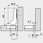 Blum - 110° - Inliggend - Veer