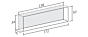 Komgreep - Twee Kleuren - Zamak - 172x 50 mm - Bol