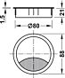 Kabeldoorvoer - Zamak - Diameter ø 80 mm - Vijf Kleuren