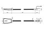 Set Flexibele Bed-lampen + Voeding - Area Light - Kunststof-RVS - Zwart