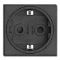 EVOline Plug - Platte stekker - 5 mm - met 3-voudige stekkerdoos - Kleur: Zwart en Wit