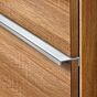 Greeplijst Bump - Aluminium - Inox Look - Lengte: 2500 mm 