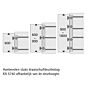 Hettich KA 5740 Draaischuifdeur-beslag - Lengte: 300 t/m 700 mm