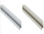Greeplijst - Aluminium - Infreesprofiel - Kleur: RVS Look - Lengte: 2500 mm
