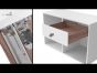 Actro 5D runner system for wooden drawers: easy assembly and adjustment of the front panel