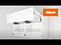 How to assemble electrical motion support system SERVO-DRIVE for AVENTOS top? | Blum