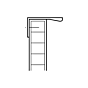 Greep - Aluminium - Donker Messing - Vier Lengtes: 40 t/m 230 mm
