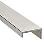 Greeplijst Bump - Aluminium - Inox Look - Lengte: 2500 mm 