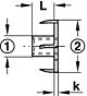 Inslagmoer met binnendraad - staal - M6, M8 en M10 - 10 stuks