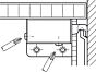 Kastophanger voor Bovenkast - SH-40 - Links - 45 kg 