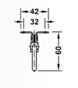 Uittrekbare Houder voor Kledinghangers - Montage: Onder Legplank - Lengte: 410 mm