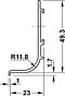 L-Profiel - RVS Look - Lengte: 2500, 5000 mm