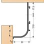 L-Profiel - RVS Geborsteld - Lengte: 2500, 5000 mm