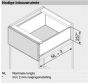 Blum Legrabox F - Inbouwhoogte: 25.7 cm - Zelfbouwpakket