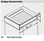 Voorgemonteerd Legrabox N lade - Inbouw-hoogte: 8 cm