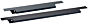 Greeplijst - Aluminium - Om te schroeven - Dikte: 1.2 mm - Zwart geborsteld - 7 Lengtes