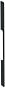 Meubelgreep - Zwart Geborsteld - Greepdikte: 8 mm - Vier lengtes: 192 t/m 1096 mm